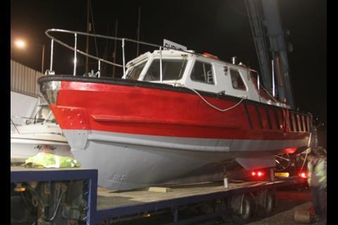 There was no shipping cradle available, so the new owner drove 3,900km with a welder and their own equipment to fabricate one